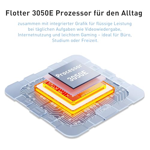 Auusda Laptop 15,6 Zoll Notebook, 32GB DDR4 RAM 1TB SSD, 3050E Prozessor, Fingerabdrucksensor, beleuchtete Tastatur, Ziffernblock, Privacy-Kameraabdeckung, leichtes Notebook für Schule & Büro 4