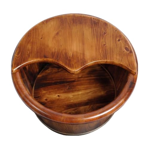 Tina de madera para spa de pies 40 cm de altura
