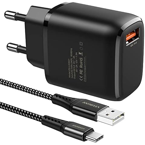 Cargador JOOMFEEN Quick Charge 3.0 USB Tipo C con Cable 2M Cover