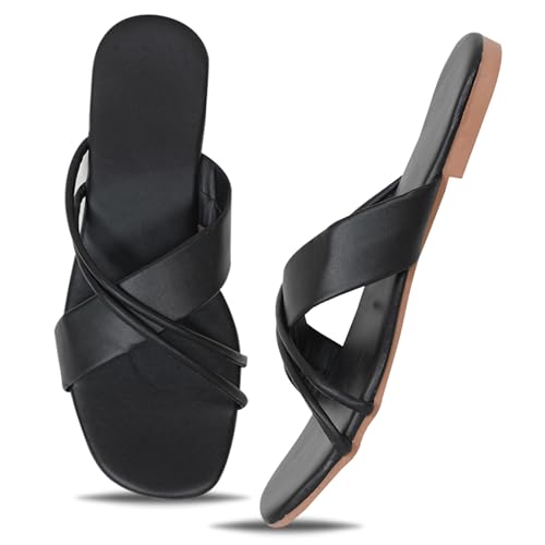 Image of Women's Lightweight Flip Flops | Comfortable Daily Wear Chappals | Soft Insole Slip-On Slippers for Girls & Women