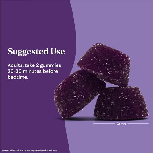 Natrol Sleep + Restore Magnesium Glycinate Blend Gummies with Melatonin 5mg - Calm Magnesium with GABA,Botanical Blend,Cherry Flavor,60 Gummies,(Pack of 2) - image 8