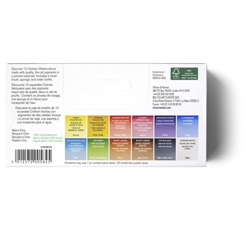 Winsor & Newton 0390639 Cotman Watercolor Paint Set thumb #2