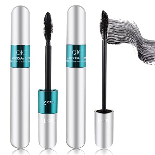 2 Pack QIC 4D Silk Fiber Mascara