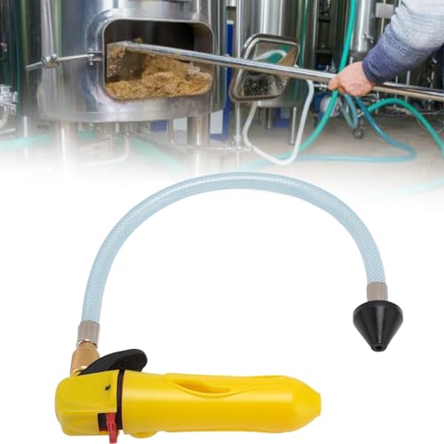 Herramienta Limpiadora de Tuberías de Drenaje de Aire Acondicionado con Función Oxigenante - Resistente y Portátil, Lanza para Manguera de Drenaje HVAC para Eliminación de Obstrucciones, Amarilla miniatura 6
