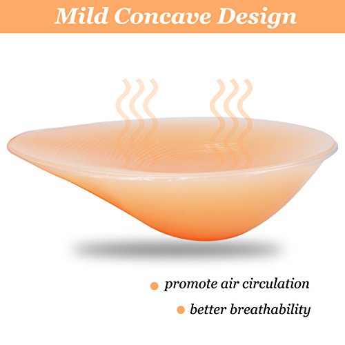 MOOVANT Silicone Breast Forms Mastectomy Prosthesis Silicone Bra Pad Only One Piece - Thumbnail 4