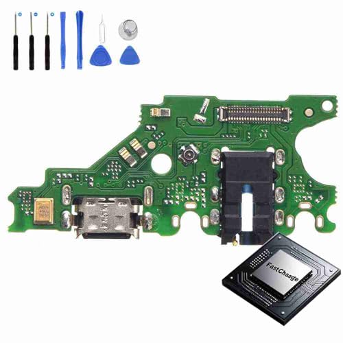 Eutoping Puerto de carga USB para Huawei Mate 20 Lite, conector de base de carga, montaje de placa de carga de repuesto con herramienta