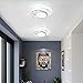 CANEOE Modern Led Ceiling Lights, Small Led Close to Ceiling Light Fixture,32W Round LED Ceiling Lamp for Bedroom Hallway Aisle Corridor Light Lighting (Cool White,6000K)