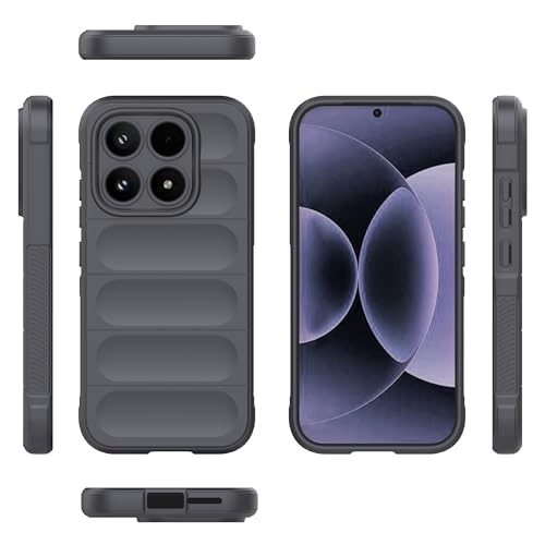 Image of for Xiaomi 17 Case Anti-Drop Soft TPU Rugged Phone Back Cover - Dark Grey