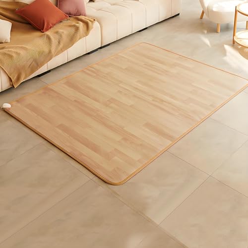 SHENGSHIYU Tappeti Riscaldati,Tappetino Riscaldante,Calore Circolante,Temperatura Regolabile,Riscaldamento Elettrico a Pavimento,Crea Uno Spazio Caldo per la Famiglia in Inverno 50×150cm
