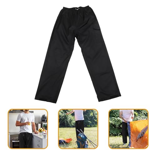 Poncho black polyester imperméable pour stopper l'eau et le vent - 7