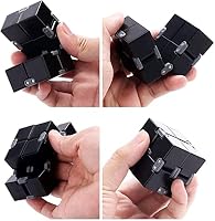 Dilabnda Tragbares sensorisches Fidget Spielzeug Set Infinity Fidget Cube Block Flippy Kette, Zappelhammer Spinner, Schild Fidgit Spinner, Anti Stress Angst Geschenke für Teenager, Kinder, Erwachsene – Ansicht 4