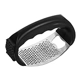 Presswippe - tritatutto all'aglio | Spremiaglio in acciaio | Affettatrice manuale | Grattugia ad anello rapido con manico ergonomico per barbecue insalata