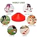 35 PCS Agility Soccer Cones for Training, Reusable Sports Cones for Drills with Mesh Bag, Training Cones for Soccer Practice, Football, Basketball - Disc Cones Training Equipment for Indoor & Outdoor