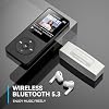 AGPTEK A02 Reproductor MP3 con Bluetooth 5.3, Pantalla de 1.8 Pulgadas Reproductor de Música Portátil con Altavoz, Radio FM, Grabadora de Voz, Compatible con Ampliación Hasta 128GB (Negro, 32GB) 4