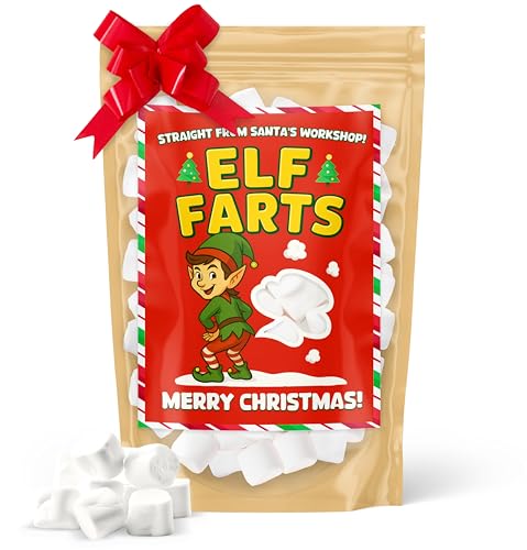Funny Christmas Gifts Freeze Dried Marshmallows, Novelty Candy Bag Snacks, Perfect Gag Gift, Stocking Stuffers For Kids Or White Elephant Gifts For Men, Teens Or Girlfriend, Made in USA