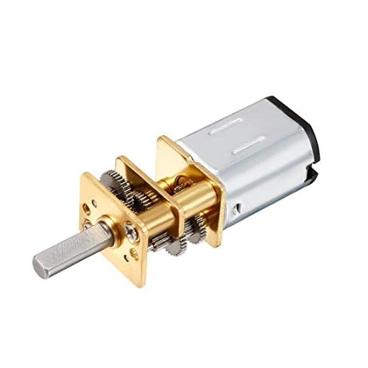 Yosoo Mini Dc 6 / 12V Short Shaft Moment Gear Motor 50/200 / 300 Rpm With Metal Gear Replacement N20 For Rc Car, Robot Model, Diy Engine Toy (6V 300Rpm)