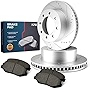 KAX Front Brakes Kits 6DBK0060, Brakes Rotors and Ceramic Brake Pads Replacement for 2003-2008 RAM 2500, 2003-2008 RAM 3500