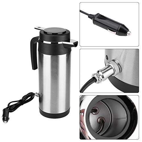 Hervidor eléctrico para auto 1200 ml acero inoxidable 24V miniatura 7