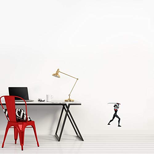 Kismet Decals Katana Combat Ready Officially Licensed Wall Sticker - Easy Diy Justice League Home Wall Decor Car Truck Hood Door Sticker Decal Art Mural Small #TOP1