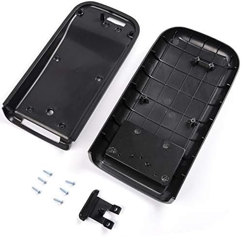 Center Console Lid Kit Compatible with Chevy Trailblazer GMC Envoy 2002-2009 /Fits Oldsmobile Bravada 2002-2004 /Fits Buick Rainer 2004-2007 Armrest Lid Cover with Latch & Screws