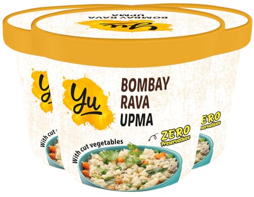 Bombay Rava Upma - With Vegetables - No Preservatives - Instant Breakfast - 100% Natural Ingredients - Ready To Eat Instant Food - Pack of 3 (55g x 3) - Yu (B0CYQJPG63) Amazon Price History, Amazon Price Tracker