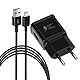 Ladeadapter mit Schnellladefunktion (USB Typ-C) Schnellladegerät mit Original Ladekabel 1,5m Für Samsung Galaxy S10/S9/S8/S10e/S10+/S8+/S9+/Note 8 9 10/S22/S21/S21+/S21 Ultra/ S20/Z Flip3/A30/A53