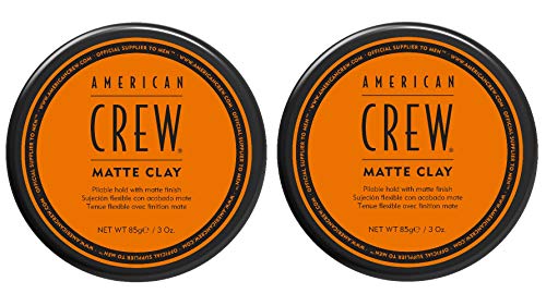 Preisvergleich Produktbild 2er American Crew Matte Clay Mittlerer Bis Starker Halt Mattes Finish 85 g