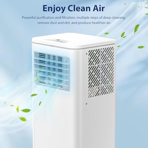 Image of Antarctic Star 10000 BTU Portable Air Conditioner, Portable AC Unit with 4-in-1 Cooling, Dehumidifier & Fan, 24H Timer, Remote Control, Quiet Air Conditioner for Room up to 450 Sq.Ft, Easy Install