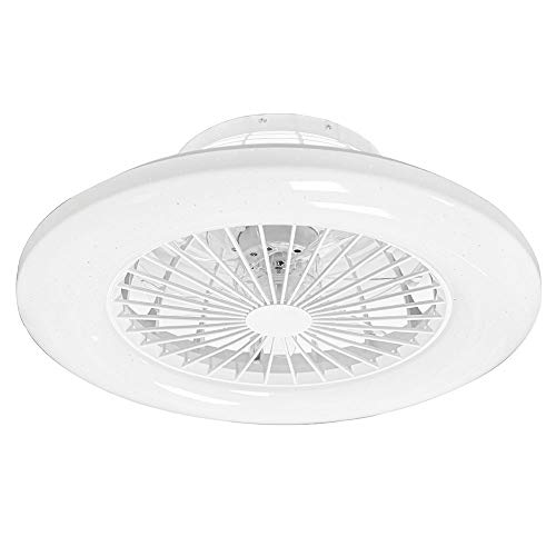 Ventilateur de plafond effet étoilé pour tamiser la lumière de la chambre