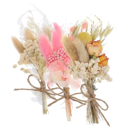 Unomor 6 mini ramos de flores secas decorativas
