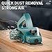 DNTI-3.8 AMP Electric Hand wood Planer depth 0-1 mm16000rpm Hand Planers Woodworking Tool 3-1/4 Inch Hand power Planer Handheld Planer for Wood Chamfer DIY model (2920B)