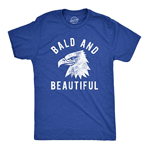 T-shirt amusant 4 juillet homme aigle chauve imprimé vêtement humour américain