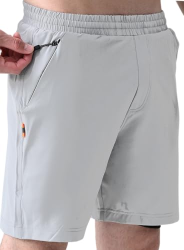 Image of Flapfit Men's 2 in 1 Quick Dry Shorts || Gym Shorts for Men Workout || Running Shorts for Men || Sports Shorts for Man