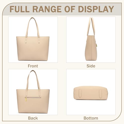 Image of FSD. WG Leather Purses and Handbags for Women Tote Shoulder Bag Satchel Handbag with Top Handles