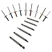 Exploding Rivets w/Double End Drill Bits 3/16 Aluminum Large Head