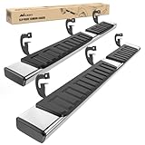 Nilight Running Boards for Ford F-150 2004-2014 Extended Super Cab 6 Inch Side Step Nerf Bars Stainless Steel