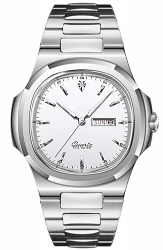 Montre quartz homme lumineuse et étanche avec cadran en acier rapide