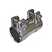 Produktbild Auspuff Rohrverbinder Ø 56mm x125mm Edelstahl universal Verbinder + 2x Auspuffschelle 60,5