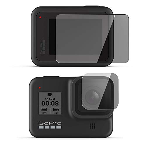 Image of FCS 9h Anti Shock Front Back Screen Guard Screen Protector for GoPro Hero 8 | Transparent | Set 2