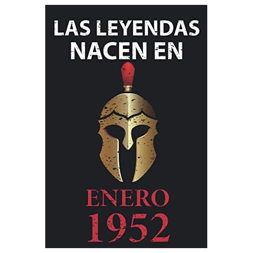 Las leyendas nacen en enero 1952: Regalo de cumpleaños perfecto para hombre y mujer de 69 años I Cita positiva , humor I Cuaderno , diario , libro de ... I Idea original para el 69 cumpleaños