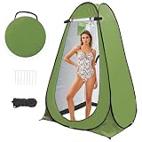 Duschzelt Camping anngrowy Pop Up Toilettenzelt mit UV40+ Schutz...