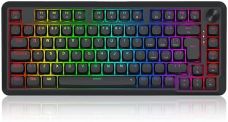 Teclado Magnético Gamer Redragon Stormhunter RGB Preto 75% ABNT2 ...