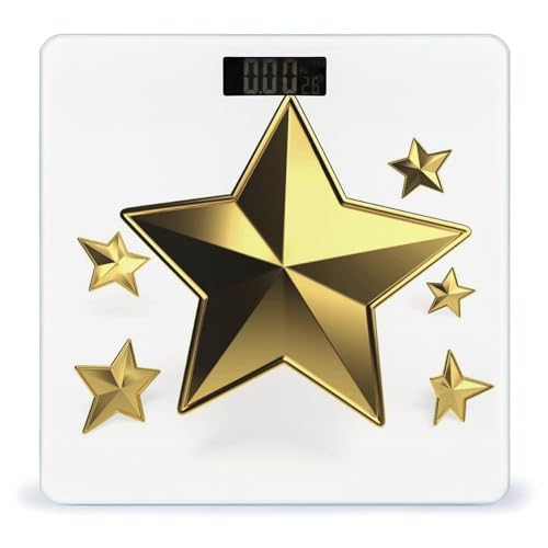 Báscula digital para baño Gold Star con pantalla LCD