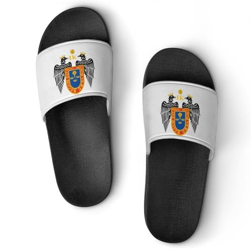 Lima Coat of Arms Non Slip Slides Sandals for Women Men Quick Drying Shower Shoes for Bathroom Pool Beach