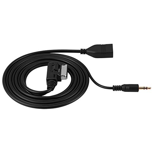 Tomantery Cable Adaptador USB Auxiliar de Audio para Automóvil, Transferencia de Datos de Alta Velocidad para C63 E200l CLS E S ML Class, Apto para Interfaz de Medios AMI