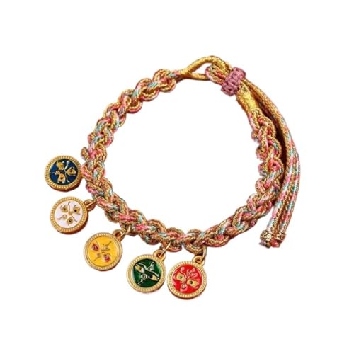 Bracelet tibétain tressé main vert émeraude, bijou ethnique artisanal pour femme