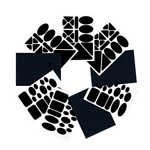 Lowats Toppe Adesive per Tessuti 9 Pezzi Toppa per...