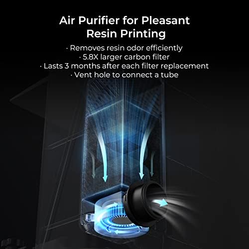 Image of WOL3D Creality Halot-Mage Resin 3D Printer, 8K Resolution 10.3 inch Monochrome LCD UV Photocuring Resin Printer with High-Precision Integral Light Print Size 8.97x5.03x9.05in