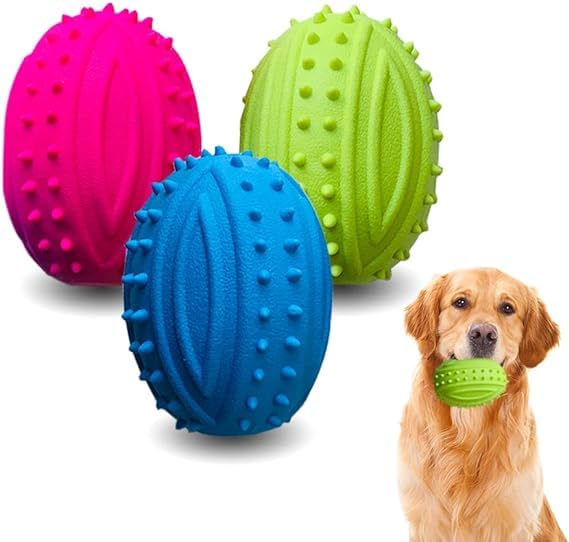 PSK PET MART Interactive Squeaky Ball Dog Toy with Funny Sounds Relieving Anxiety and Boredom, Training Ball Toy Ideal for Dogs and Puppies (3 pcs Random color ball (B0D4Z4G7B4) Amazon Price History, Amazon Price Tracker