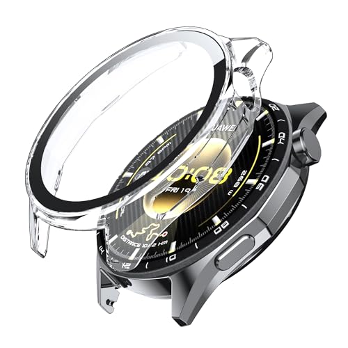 FDHYFGDY Custodie per Huawei Watch GT 6 46mm, Custodia Protettiva con Pellicola Protettiva per lo Schermo, Rigida Antigraffio Ultra Sottile, Cover per Huawei Watch GT 6